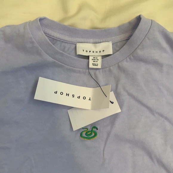 light purple crop top from Topshop. - Picture 2 of 2